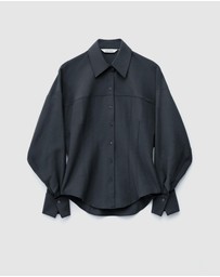 & Other Stories - Balloon-Sleeved Tapered Shirt
