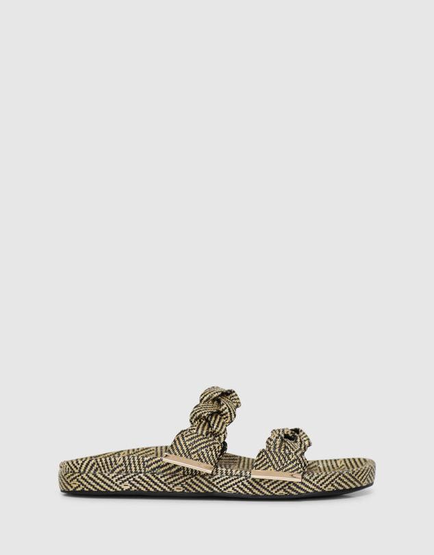 Belle & Bloom - Stay Raffia Slide