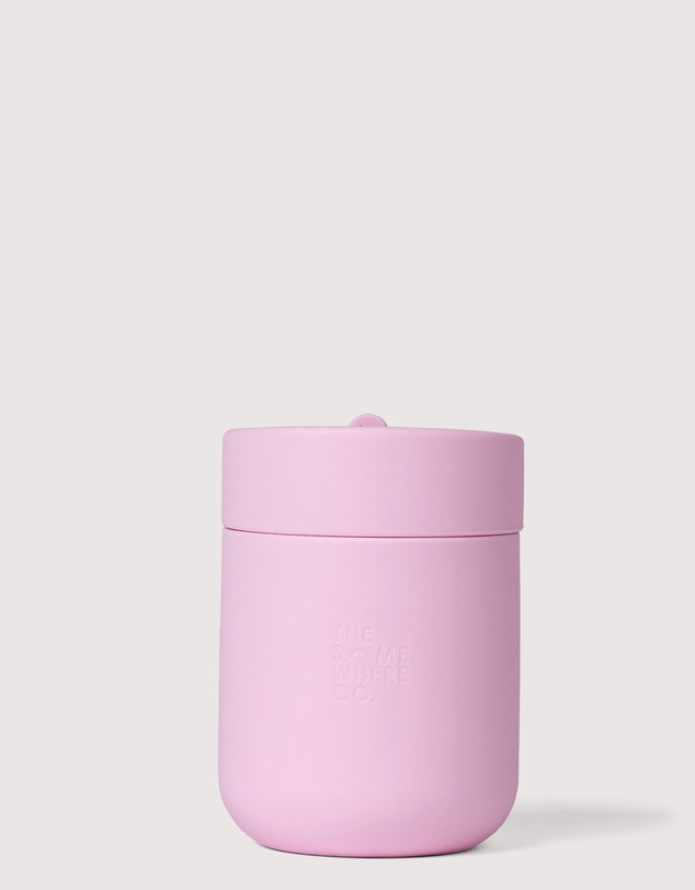 The Somewhere Co - Baby Pink Traveller Coffee Cup