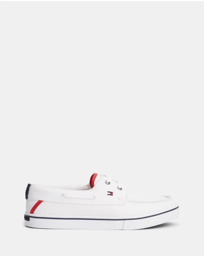 Tommy Hilfiger - Vulcanised Core Canvas Boat Sneakers - Men's