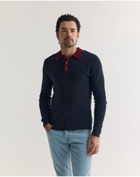 Oxford - Sam Contrast Collar Knit