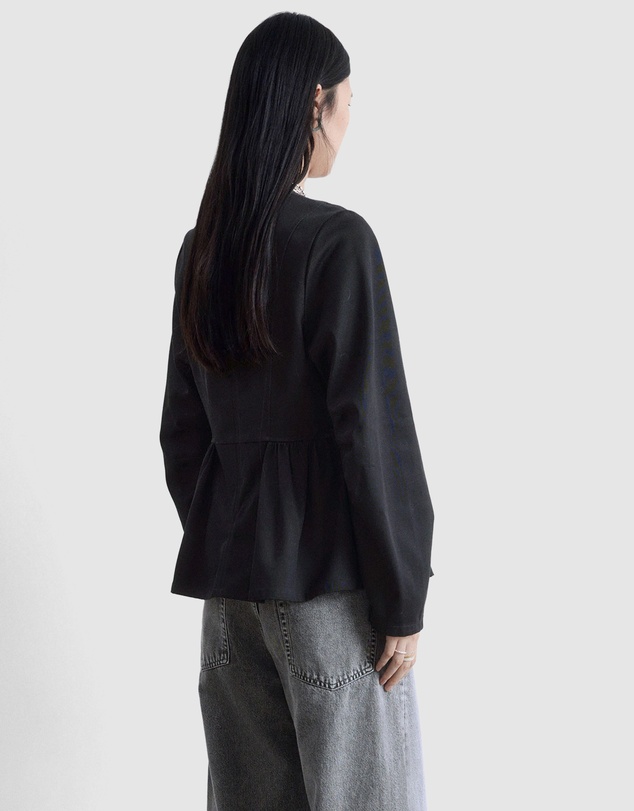 & Other Stories - Cotton Peplum Top