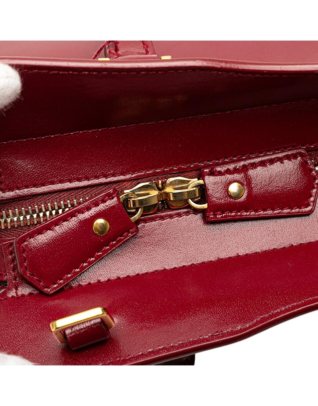 Saint Laurent - Pre-Loved Small Leather Uptown Satchel