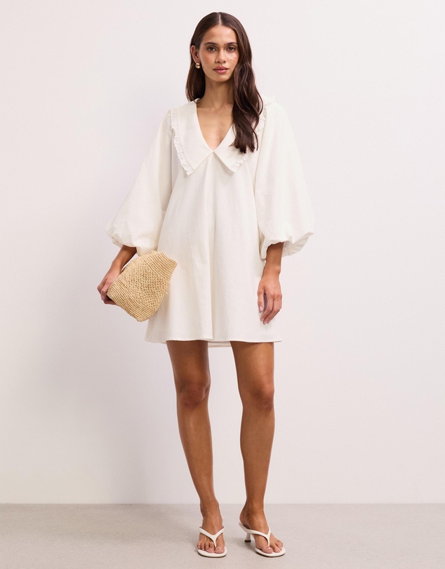 The Fated - Paige Collared Mini Dress