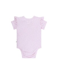 Kynd Baby - Frill Sleeve Bodysuit Frangipani - Size 0