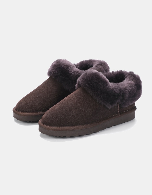 AusWooli Ugg Boots - Coogee Sheepskin Cozy Ankle Slippers