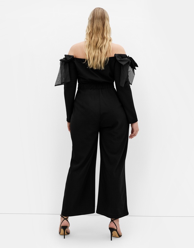 City Chic - Stacie Off Shoulder Jumpsuit