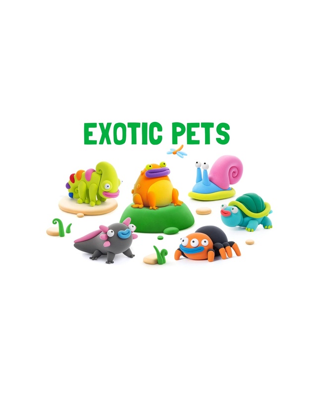 Hey Clay - Exotic Pets Large Pack (15 Cans & 2 Tools)