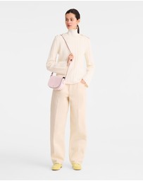 Longchamp - Épure Leather Crossbody Bag - Small