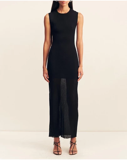 Shona Joy - Rohe Cap Sleeve Midi Dress