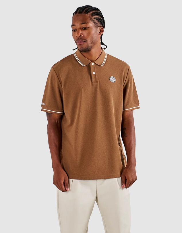 Malbon - Fairway Applique Pique Polo