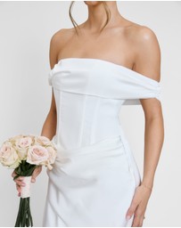 Six Stories - Twist Strap Corset Maxi Dress
