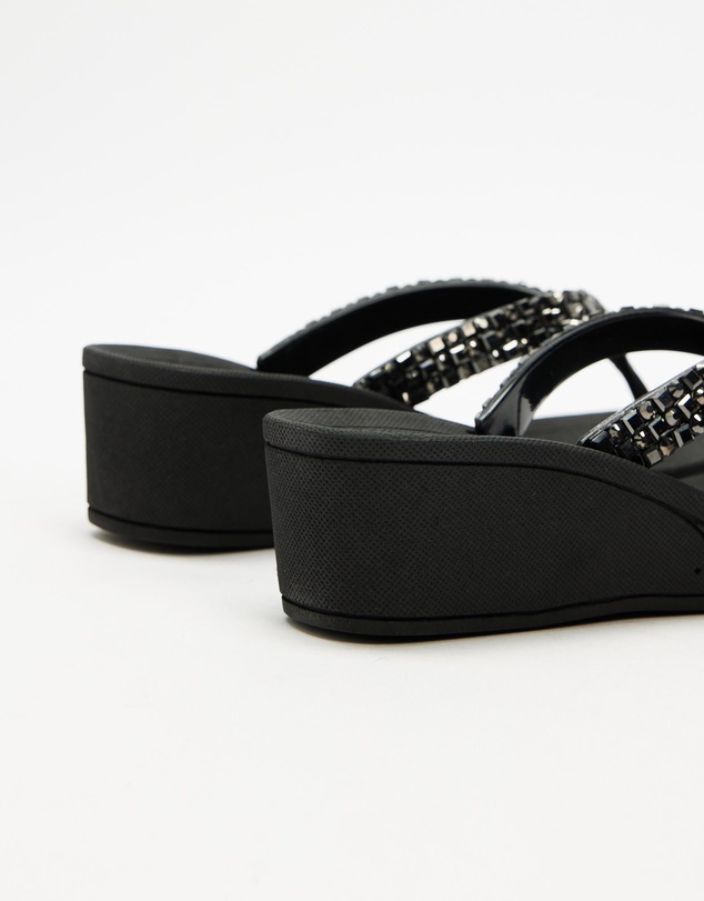 Holster - Hope Wedge Sandals  - Black - Women's