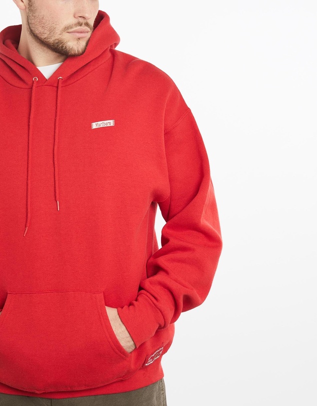 Vintage by The Real Deal - Pre Loved - Vintage 90s Marlboro Cigarettes Hooded Sweatshirt