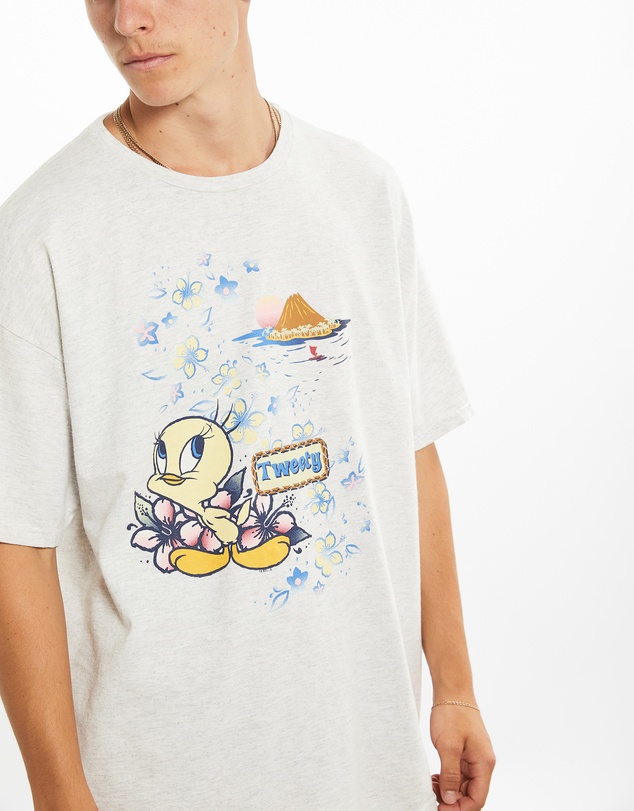 Vintage by The Real Deal - Pre Loved - 1998 Tweety Bird Looney Tunes Tee