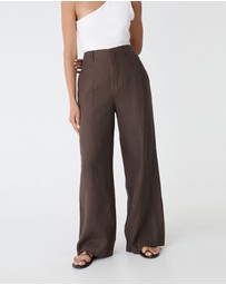 Forcast - Ivy Linen Wide Leg Pants