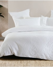 Bambury - Panama Jacquard Polycotton Quilt Cover Set