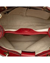 Pre-Loved by Azura Reborn - Pre-Loved Small Calfskin Bamboo Shopper Satchel