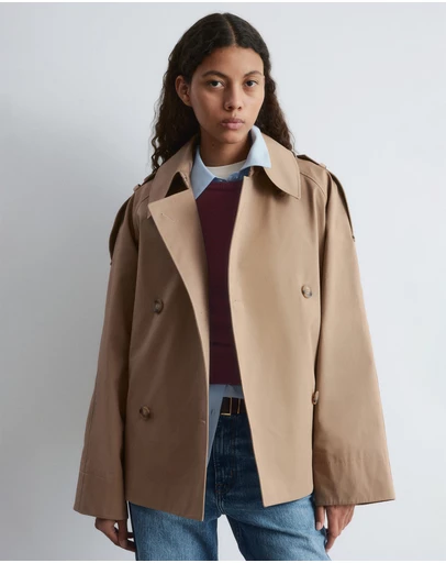 & Other Stories - Double-Breasted Trench Jacket