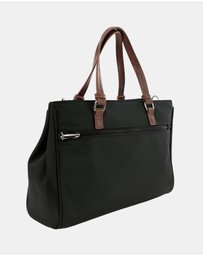 Pierre Cardin - Pierre Cardin RFID Anti-Theft Nylon Mini Tote with Crossbody