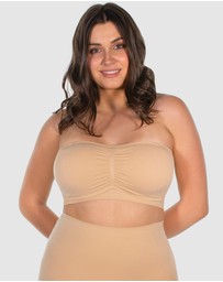 B Free Intimate Apparel - Curvy Strapless Bandeau Bra (A-B-C-D-DD) Cup