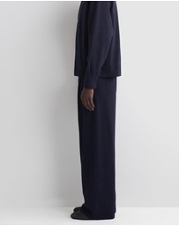 COS - Oversized Wide-Leg Jersey Trousers