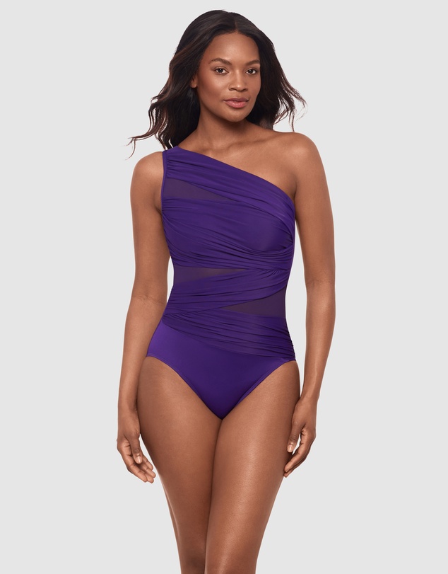 Miraclesuit Swimwear  - Network Jena One Shoulder Shaping Swimsuit