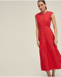Oxford - Clementine Pin-Tuck Dress