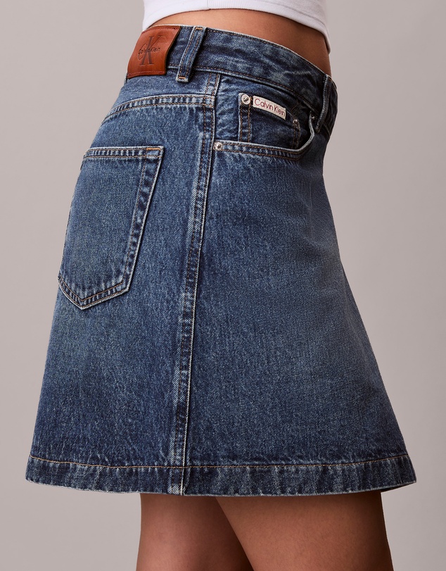 Calvin Klein Jeans - Denim Mini Wrap Skirt
