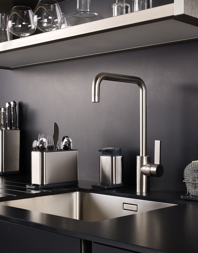 Joseph Joseph - Surface™ Stainless Steel Sink Area Oganiser (Grey)