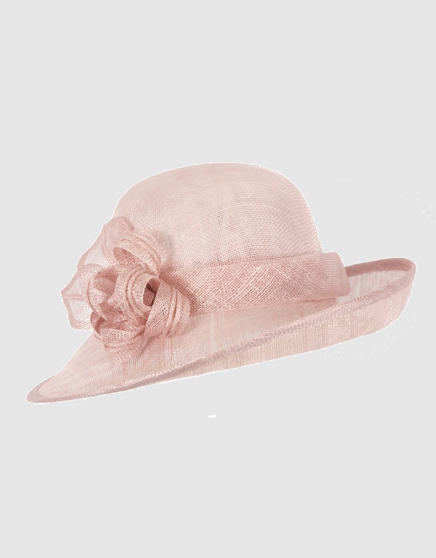 Max Alexander - Sinamay Dusty Pink Fashion Hat