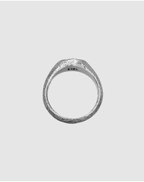 Haze & Glory - ICONIC EXCLUSIVE - Ring Compass Signet Maritime 925 Sterling Silver
