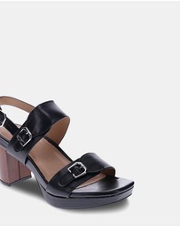 Mia Vita - Tara Heeled Sandal - Black
