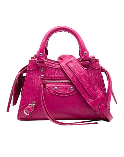 Pre-Loved by Azura Reborn - Pre-Loved Mini Grained Calfskin Motocross Neo Classic City Satchel