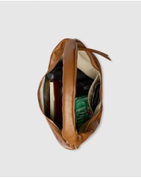 Florence - Elizabeth Tan Hobo Leather Bag
