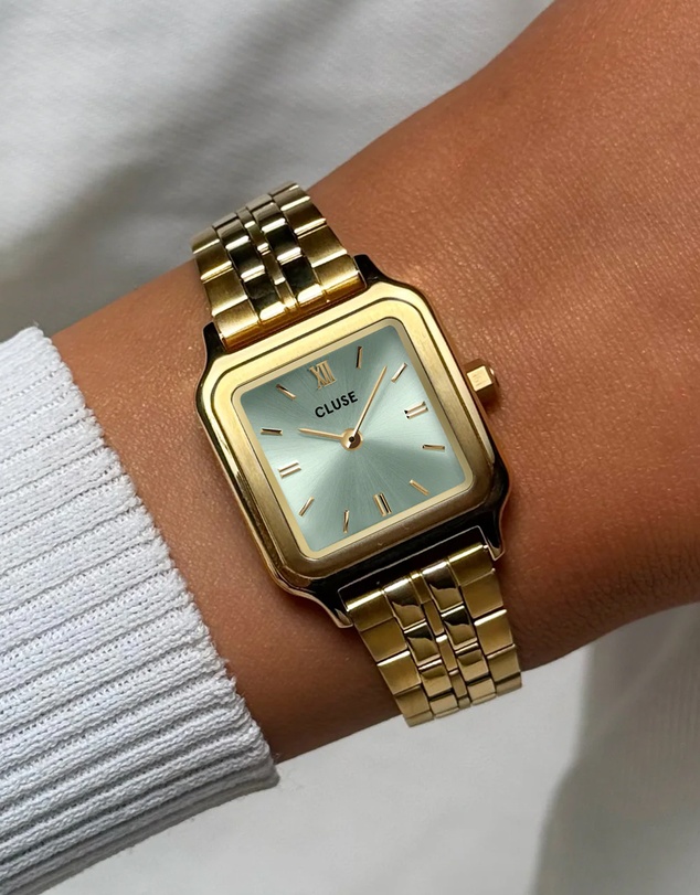 Cluse - Gracieuse Petite Watch Sage Green/Gold Link