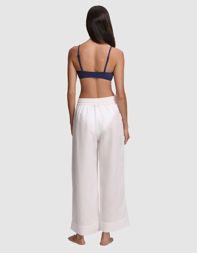 Polo Ralph Lauren - Smocked Cotton & Linen Beach Pant Cover Up