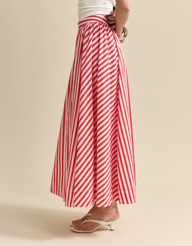 MVN - Striped Maxi Skirt