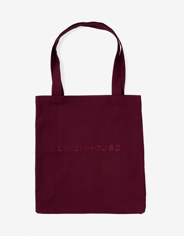 Linen House - Linen House Embroidered Tote Bag