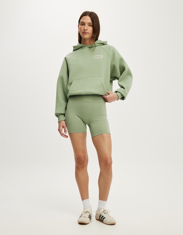 Cotton On Body Active - Plush Premium Graphic Raglan Hoodie