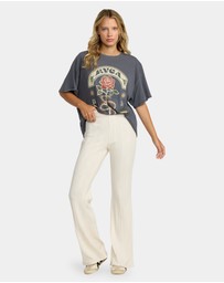 RVCA - Womens Ava Elastic Waist Pants