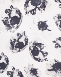 The Social Outfit - Monochrome Floral Roll Neck Top