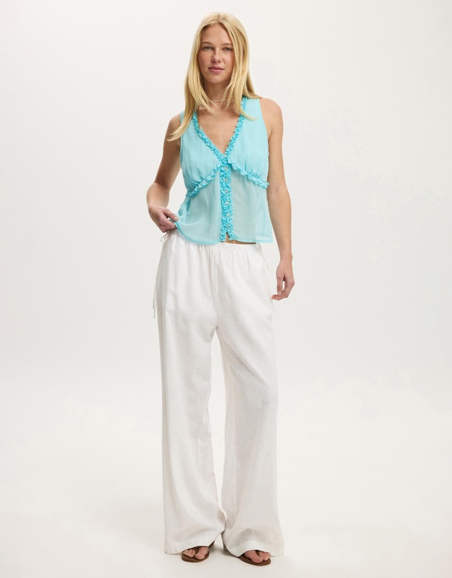 Cotton On - Chiffon Ruffle Cami