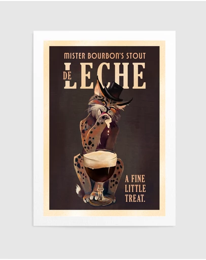 Olive et Oriel - Bourbon De Leche Guinness Style by The Whiskey Ginger Art Print