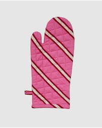 Mosey Me - Raspberry Stripe Oven Mitt