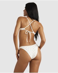 RVCA - Rose Bud Medium French Bikini Bottoms