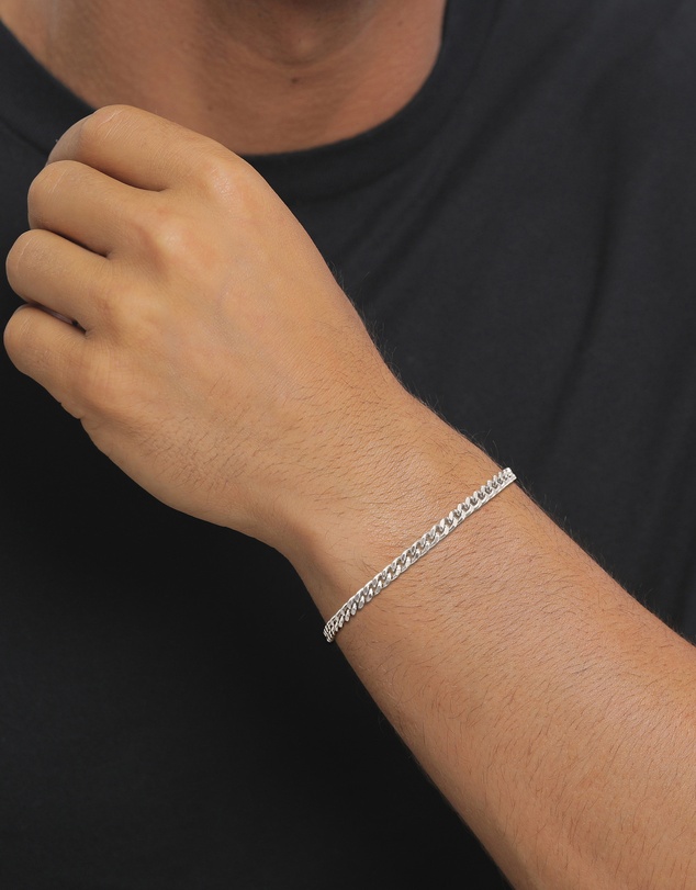 Kuzzoi - ICONIC EXCLUSIVE - Classic Curb Chain Bracelet in 925 Sterling Silver