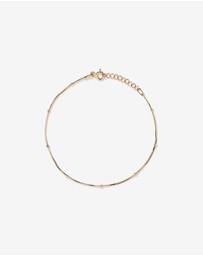 Michael Hill - Snake & Bead Station Bracelet in 10kt Yellow Gold