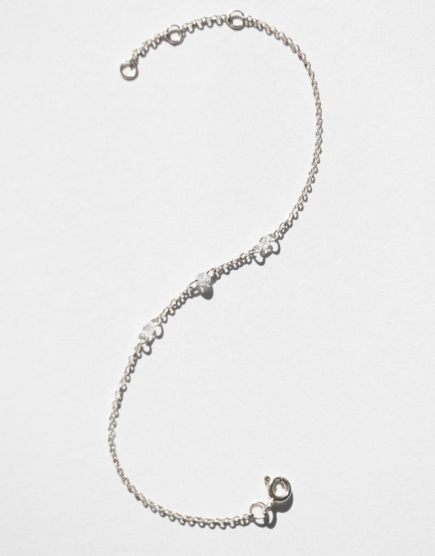 SAINT VALENTINE - Floating Stone Bracelet - Silver