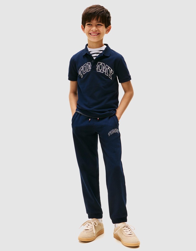 Tommy Hilfiger - Varsity Logo Print Fleece Joggers - Kids